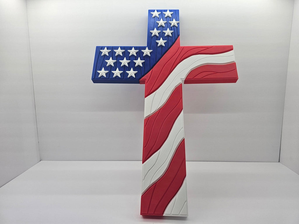 USA Flag Cross